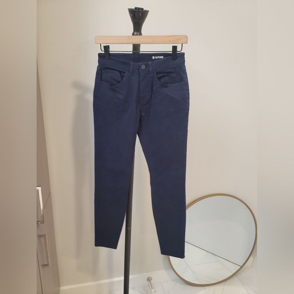 G/FORE Navy Blue Womens Slim Golf Pants